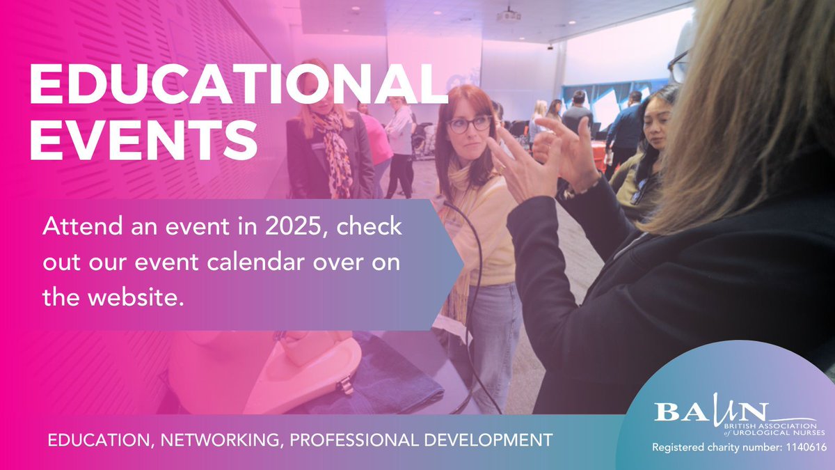 View upcoming events in the urological calendar this year. We list events on the website so be sure to plan your study leave a register to attend an event 👉 buff.ly/3tWhoh7  

#Urology #UrologyNurses #UrologyEvents