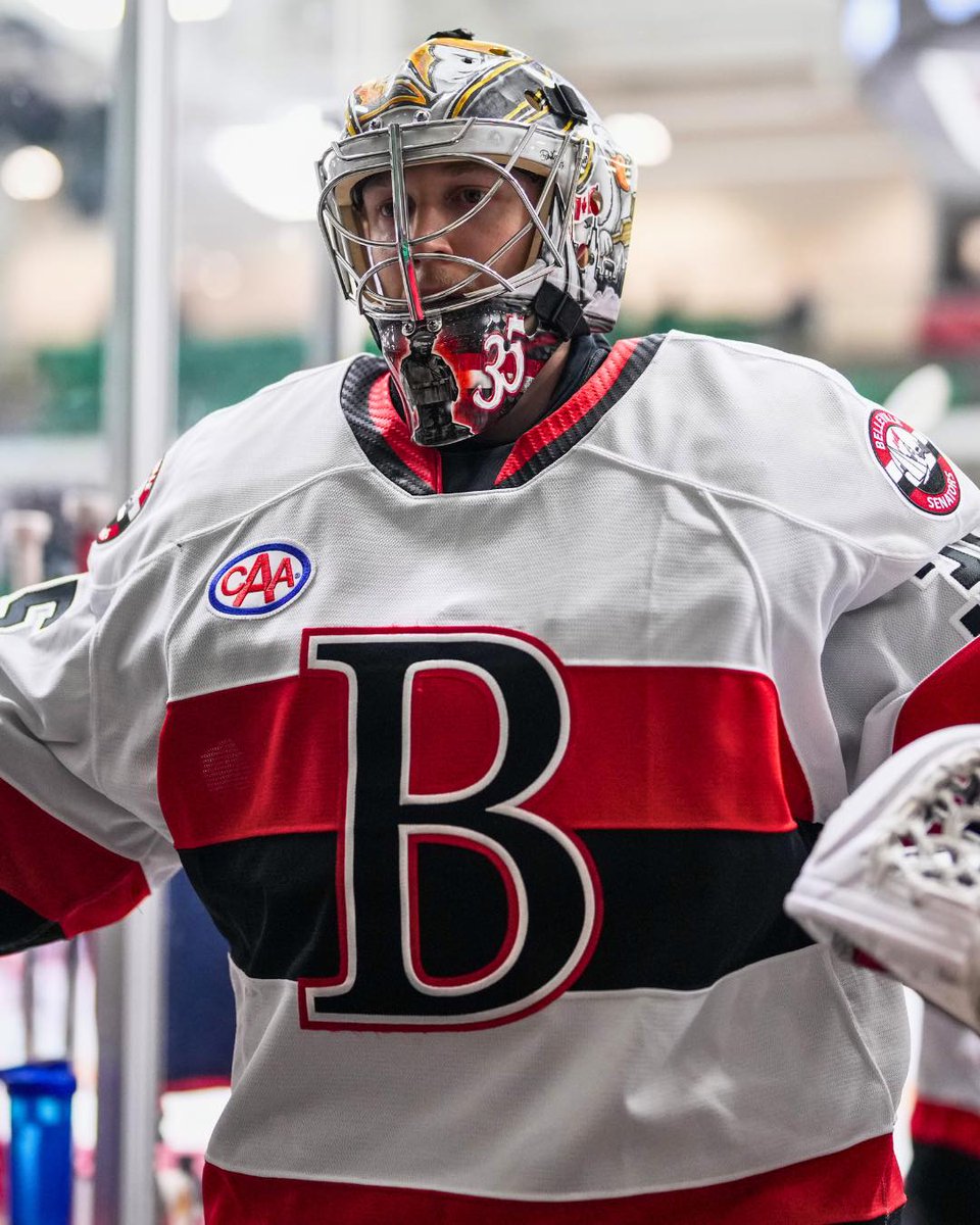 Come see <a href="/BellevilleSens/">Belleville Senators</a> and <a href="/merileevi_/">Leevi Meriläinen</a> while you still can

In his last <a href="/TheAHL/">American Hockey League</a>  3 games, he has 2 shutouts and 3 wins.

Of all goalies (min 10 games), has the best GAA (1.99) and 2nd best Save Percentage (925%) in <a href="/NHL/">NHL</a> 

8-3-1 record &amp; 3 S.O's in the bigs too!
