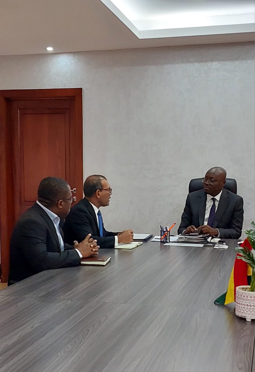 Delightful meeting today with Ghana’s new Finance Minister, Dr. Cassiel Ato Baah Forson. We briefed the minister on the CVF and were encouraged that he understood the gravity of climate issues and valued our work. <a href="/Cassielforson/">Cassiel Ato Forson (PhD)</a>