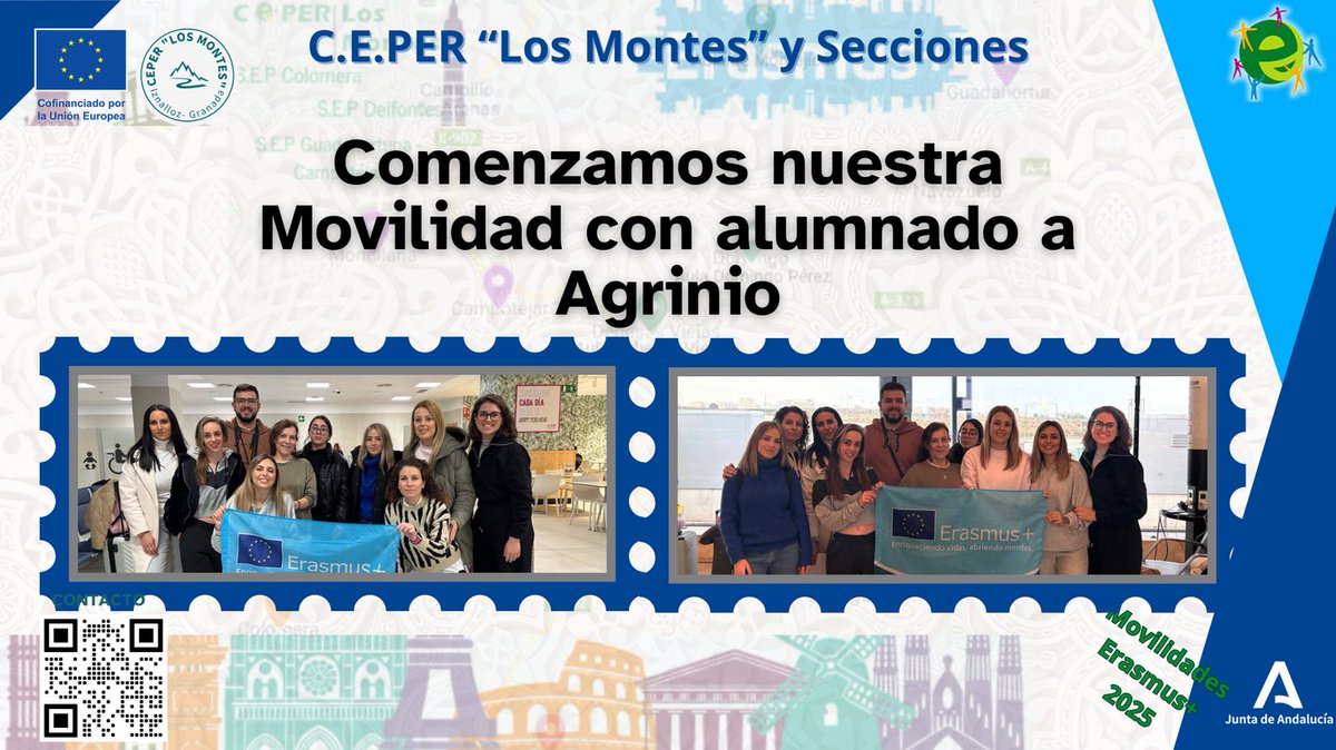 ¿Nos sigues en esta nueva aventura? Comienza la movilidad de estudiantes con destino a Grecia.
<a href="/sepiegob/">SEPIE</a>, <a href="/edpermanente/">Educación Permanente Personas Adultas Andalucía</a>, <a href="/EPALE_ES/">EPALE_ES</a>,  
<a href="/EducaAnd/">Consejería Desarrollo Educativo y FP</a>, <a href="/fadultos/">Educación de Personas Adultas</a>
#ErasmusPlus