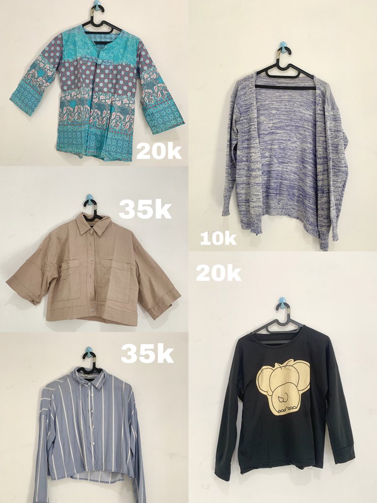 etheraaaal's tweet photo. @draftanakunpad3 mau preloved kemeja, knit, sama kaos buat kuliahhh!! 💓🌷💗🌟 all under 50rb! (kecuali jaket jeans hehe)🥰 kalauu minat dm yaa https://t.co/bEVo1GJmbQ