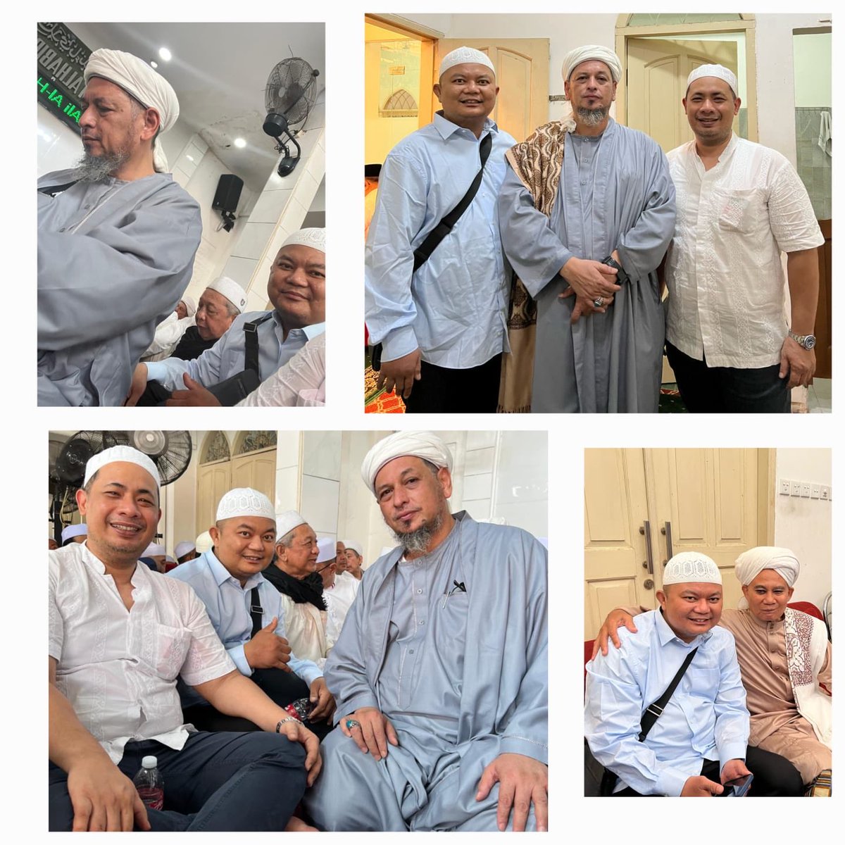 Suatu kehormatan dijamu oleh Habib Ali Al Habsyi dalam acara penutupan pengajian Majelis Taklim Al Habib Ali Al Habsyi - Kwitang.