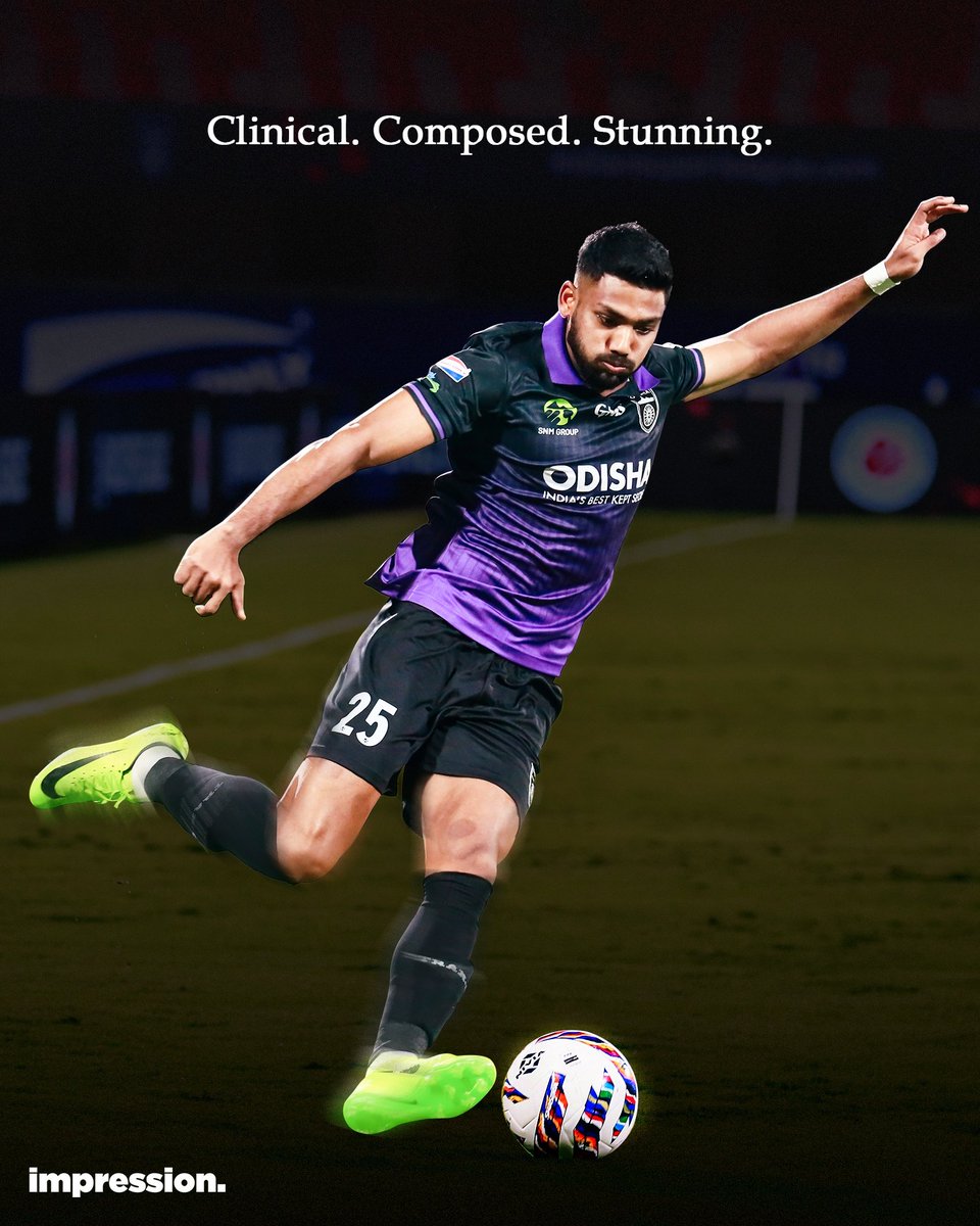impressionwrld's tweet photo. Cold as ice, stunning as fire! ❄️🔥

#TeamImpression #ImpressionAthlete #IndianFootball #ISL #OFCHFC https://t.co/to5ikbyS2J