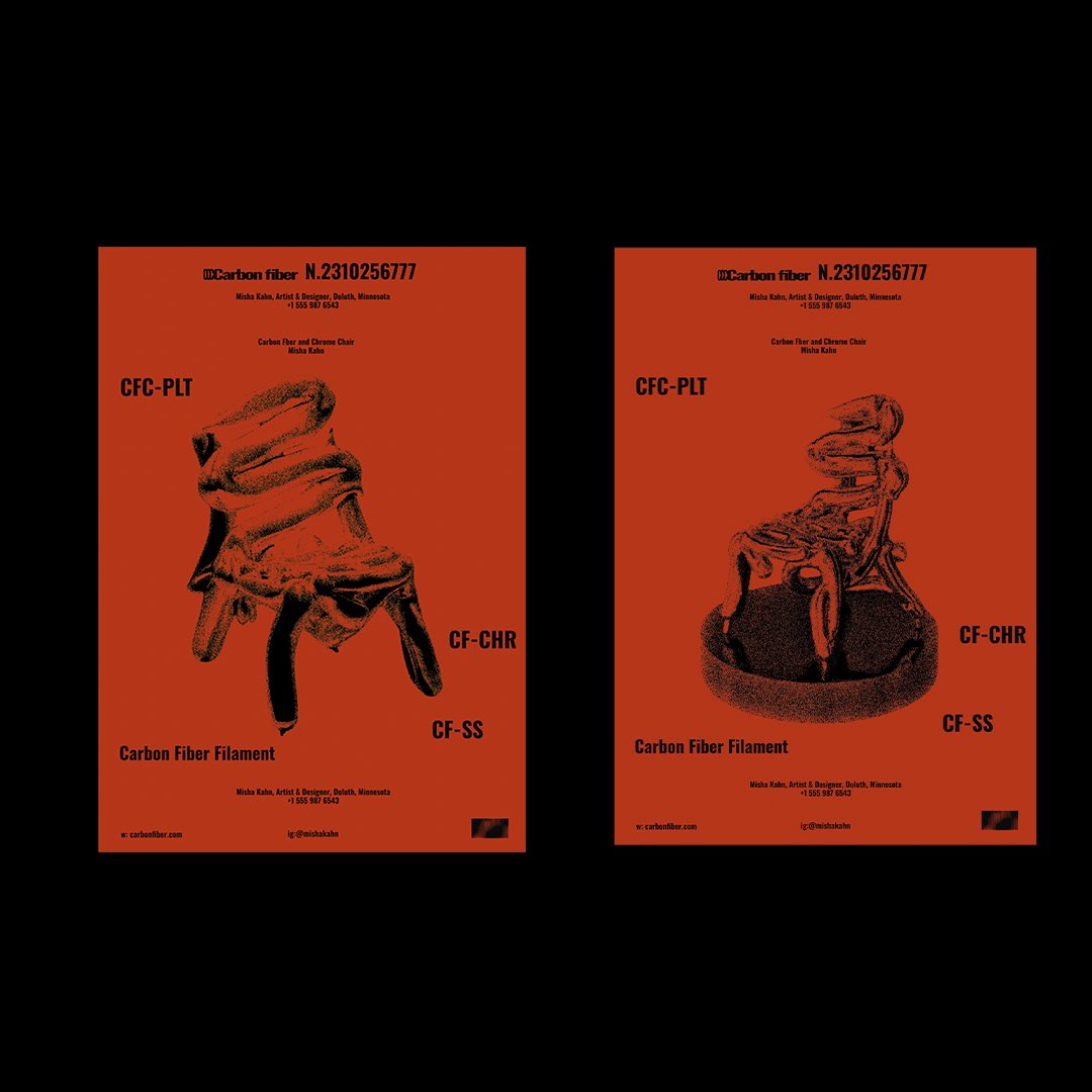 [Archives en Mutation : L’Objet en Évolution Numérique]

La Carbon Fiber Filament Chair de @mishakahn