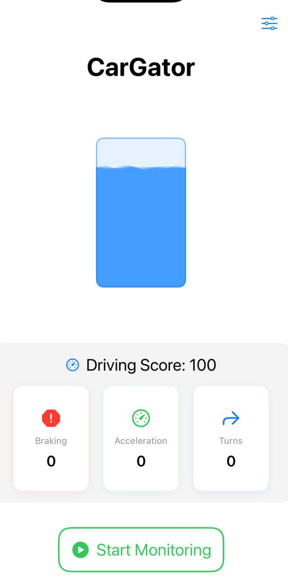 Over the weekend I spent several hours using @cursor_ai to create an iOS app to monitor my driving. 