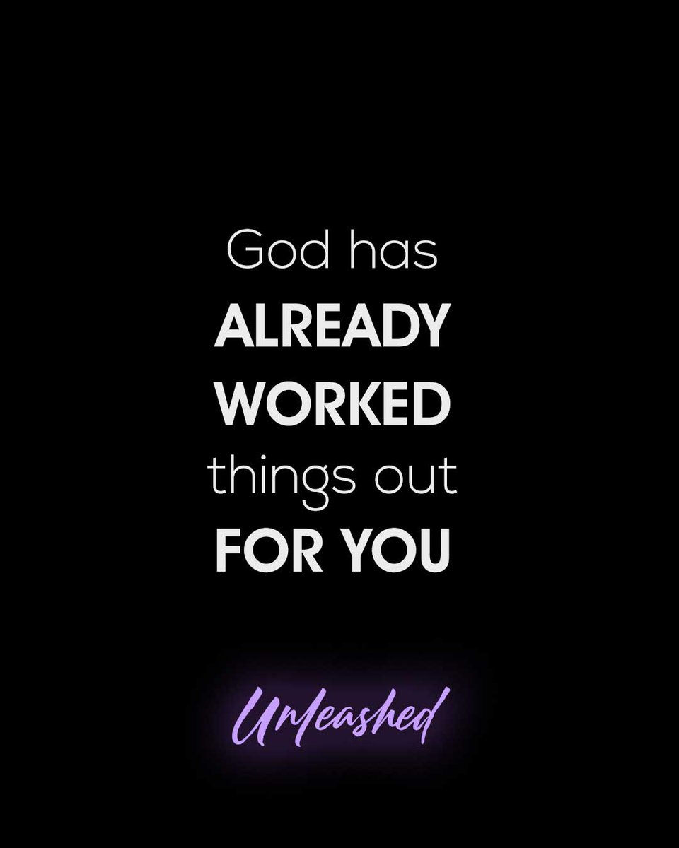 God has gone before you and made the crooked ways straight! He has already worked things out for you...

Unleashed Feb 27-Mar 1: paulawhite.org/unleashed