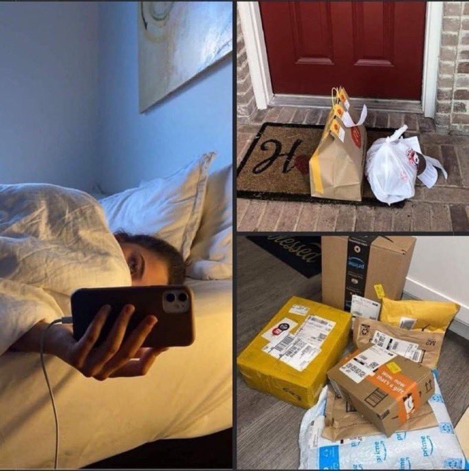 ben: evde kalıyorum bu yüzden para harcamıyorum

evde ben: