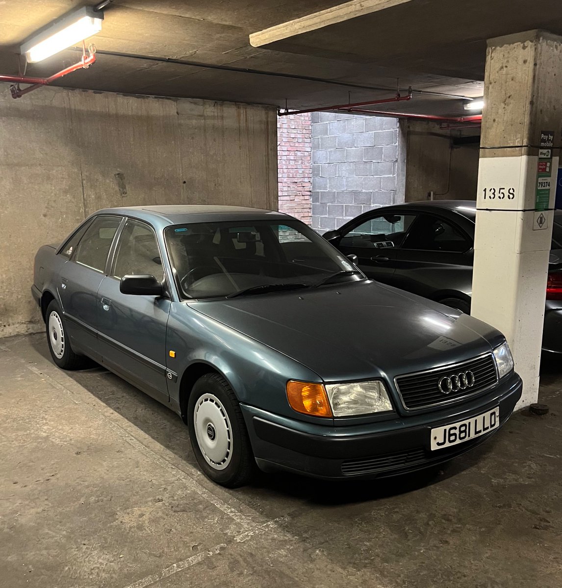 Underground car parks in central London never disappoint:
