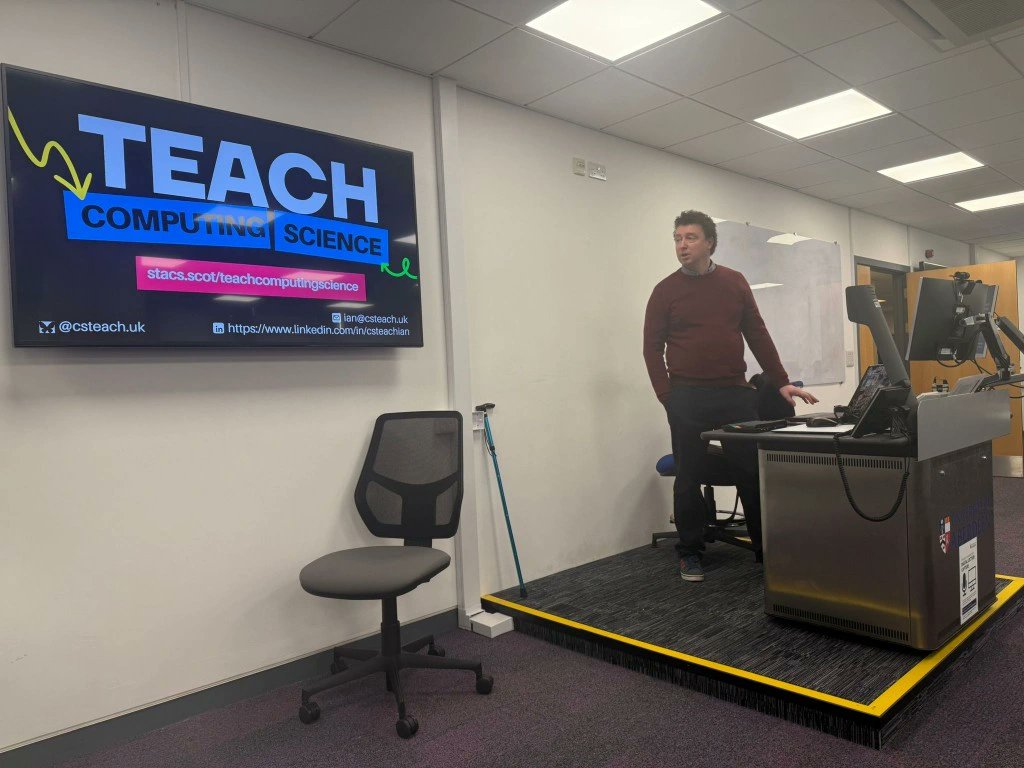 stacshq's tweet image. Huge shout out to Ian who attended 3 sessions at @aberdeenuni sharing his experience & championing becoming a CS teacher!
Interested in other plans in this space? There is a group on connected.stacs.scot you can be kept updated.
#TeachComputingScience #ByTeachersForTeachers