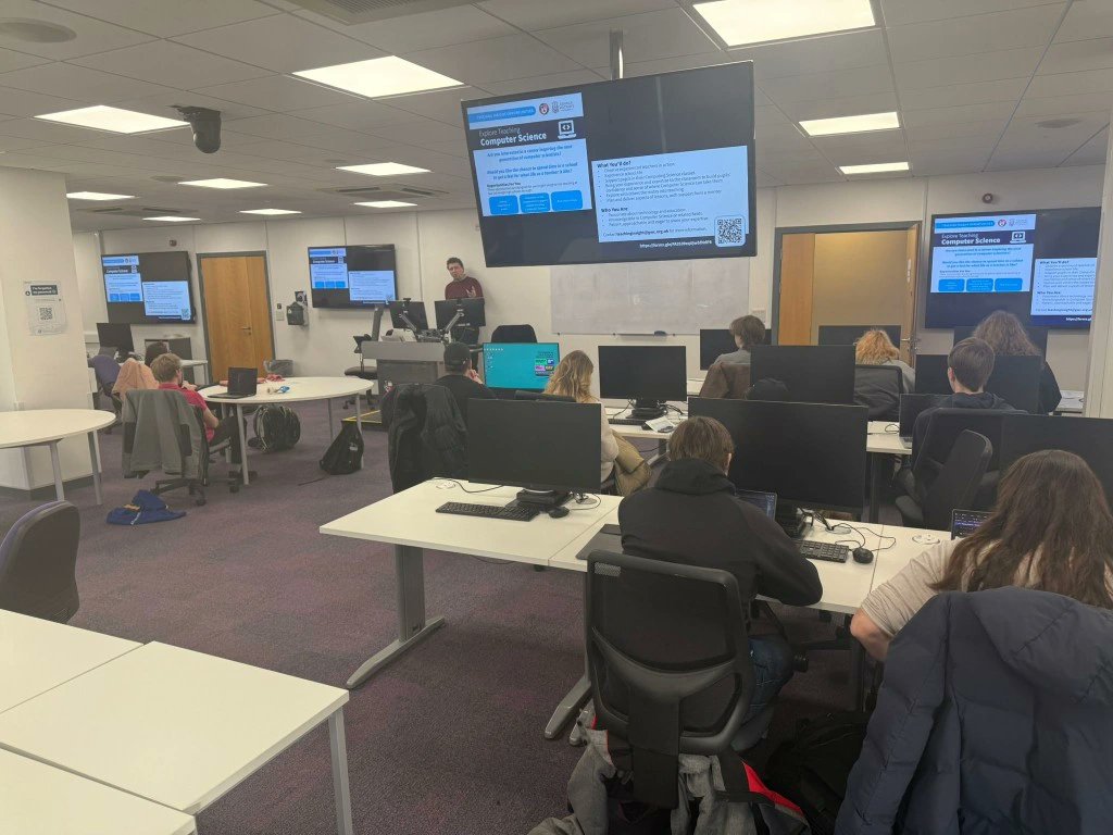 stacshq's tweet image. Huge shout out to Ian who attended 3 sessions at @aberdeenuni sharing his experience & championing becoming a CS teacher!
Interested in other plans in this space? There is a group on connected.stacs.scot you can be kept updated.
#TeachComputingScience #ByTeachersForTeachers