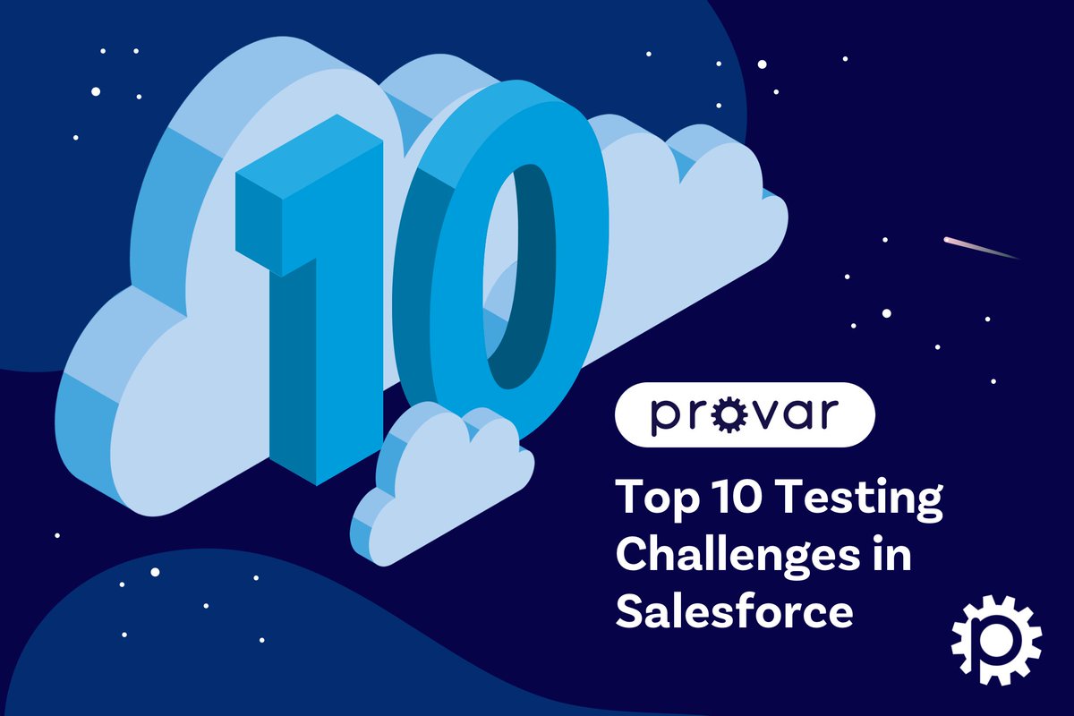 ProvarTesting's tweet image. In our blog, discover the top 10 testing challenges in Salesforce and learn how Provar can help you overcome these issues to achieve your testing goals!
bit.ly/3W4fB4u