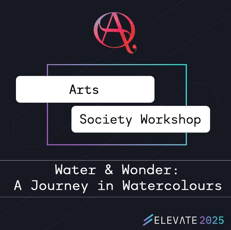 Our next workshop is from Queens University Belfast Art Society 🎉 

"Water &amp; Wonder: A Journey in Watercolours" 💦🖌️

📅 Mark your calendars: 6th March
📍 Location: Queen’s Students’ Union
🎟️ Tickets: buff.ly/3PMpAaV