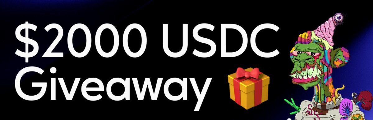 Crypto Mafia (@cryptomafia420) on Twitter photo $2000 USDC giveaway 🎁
To participate:
- Follow <a href="/CryptoMafia420/">Crypto Mafia</a> 🔔
- Drop your $SOL wallets ⬇️
- Like & retweet this ✔️
10x winners ~ ($200 each) ~ 48 hrs ⏰ $2000 USDC giveaway 🎁
To participate:
- Follow <a href="/CryptoMafia420/">Crypto Mafia</a> 🔔
- Drop your $SOL wallets ⬇️
- Like & retweet this ✔️
10x winners ~ ($200 each) ~ 48 hrs ⏰
