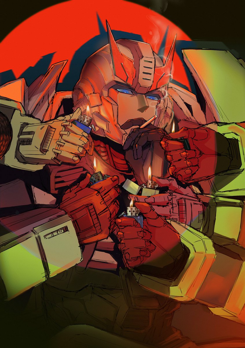 Rakuraku_0402's tweet photo. Boss!🚬

#Transformers #Prowl https://t.co/RA7KQEpleD