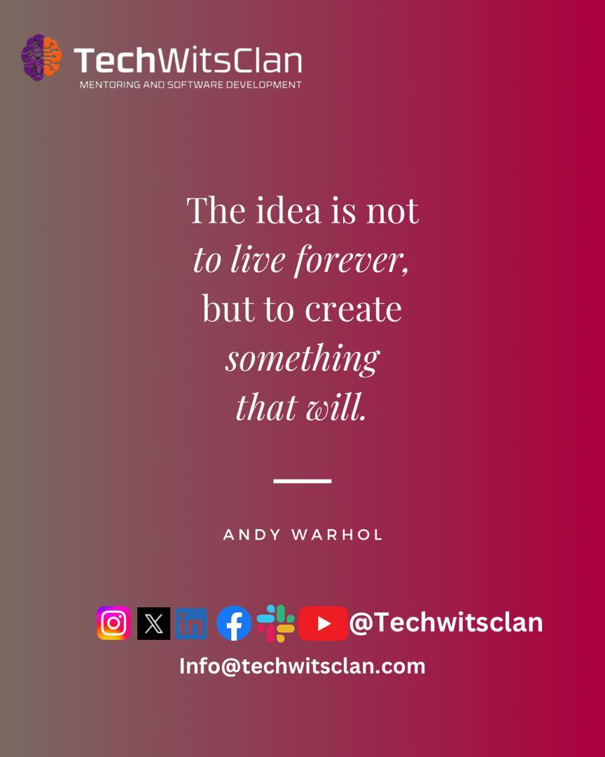 TechWitsClan's tweet image. Everyday is an opportunity to learn and grow!!!
Stop putting it off !!!
#techwitsclan #bootcamp #productmanagement #productdesign #frontenddev #backenddev #planecrash #AbujaTwitterCommunity