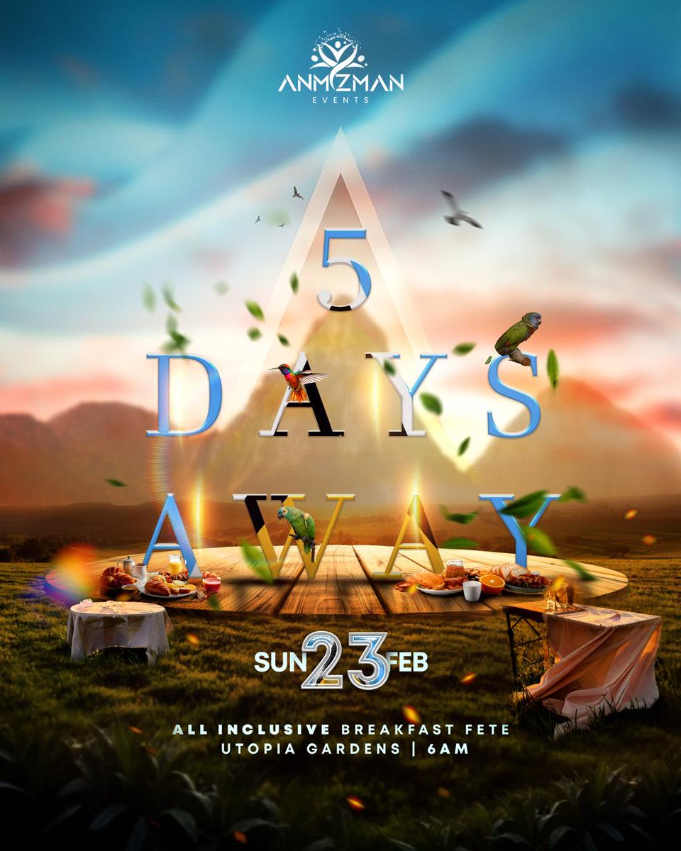 Ben_Jah_Mein's tweet photo. Five days to go, beautiful people! In five days, we dance to pulsating music. We wear our flag colors and show off our style and creativity. We link up with our friends and create lifelong memories. Will you be there? #Independence46๐ฑ๐จ #ProudStLucian๐ฉต๐ค๐ค๐ #Anmizman https://t.co/ssZkvNDRB8