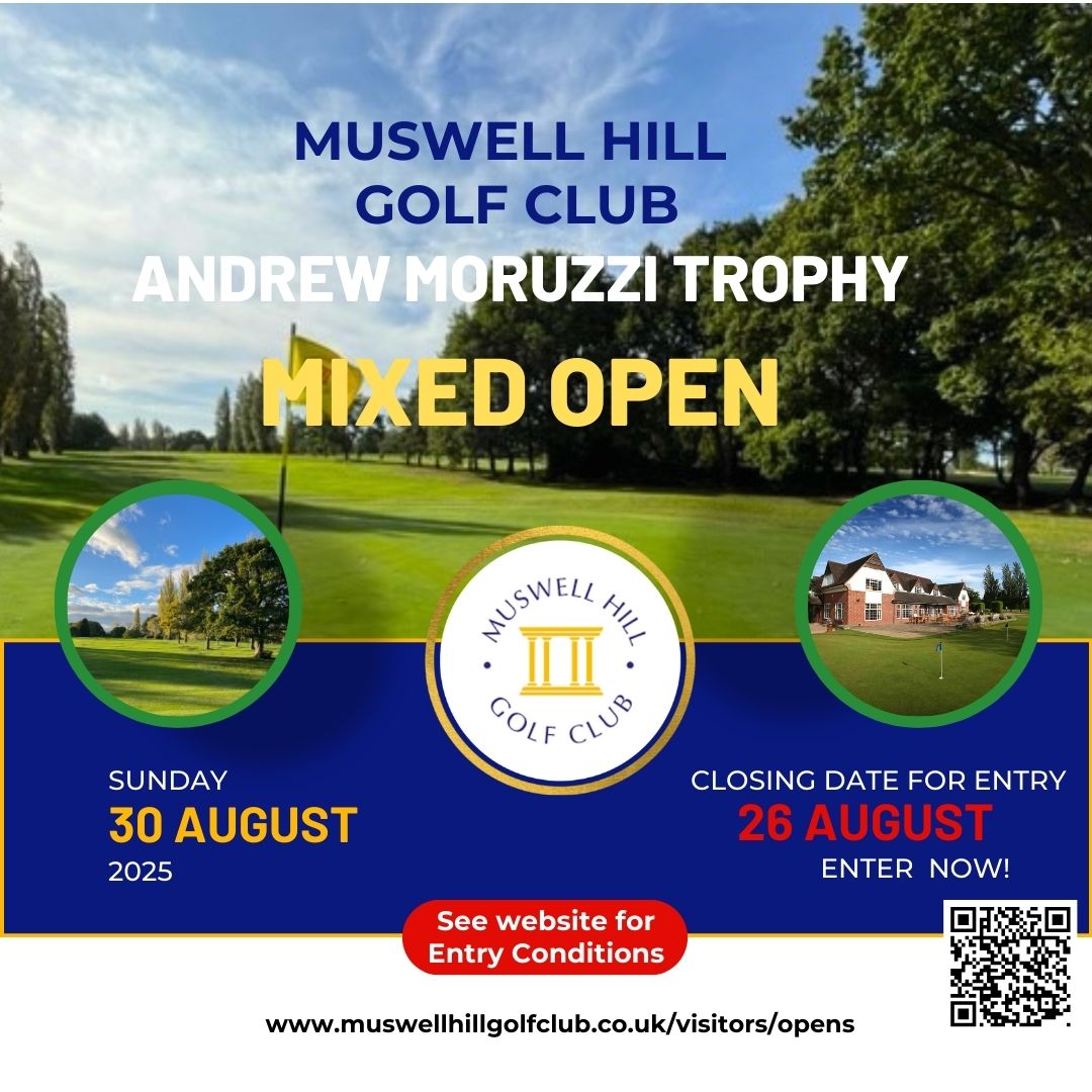 The Mixed Open has that Muswell Hill "sizzle" and always gets over subscribed

With prizes, food and a top course - this is the one!

So avoid disappointment, and enter as soon as you can

Be like one of many pairs who return year after year! 🏌⛳🏌‍♀

#wherewouldyouratherbe