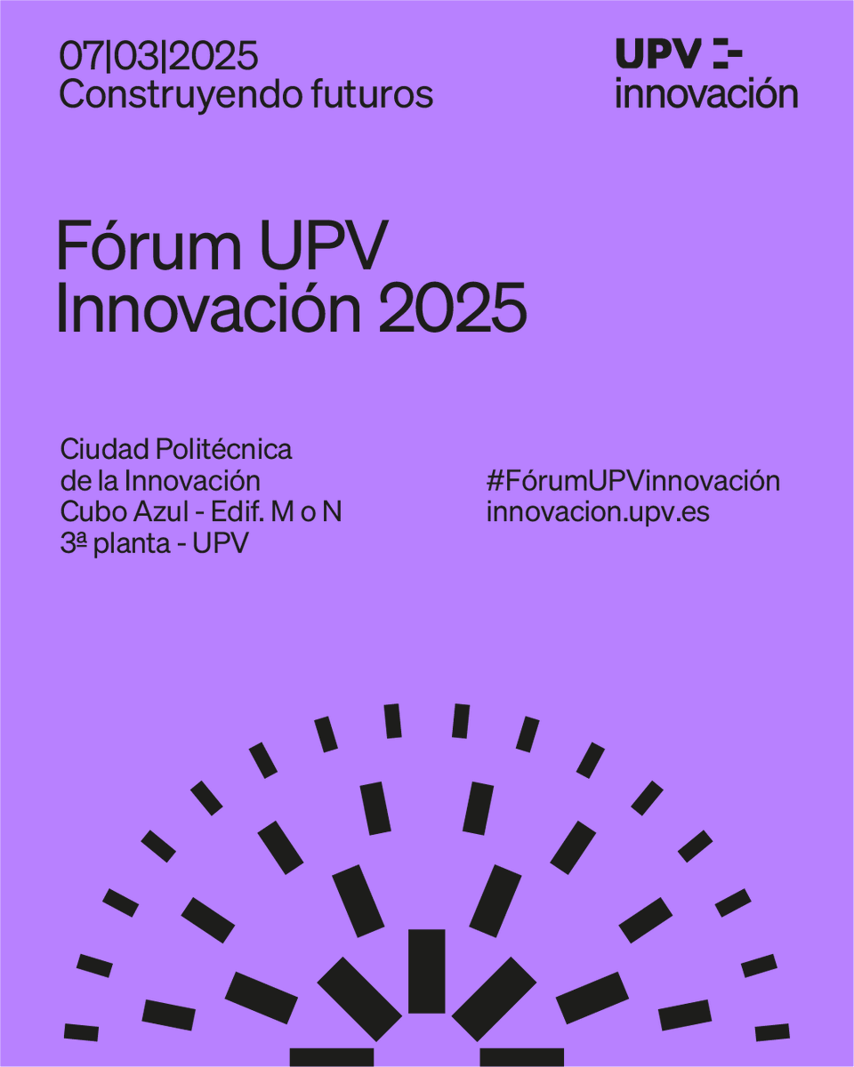 UpvInnovacion's tweet image. #FórumUPVInnovación | ¡Descubre el programa del encuentro de referencia de la I+D+i politécnica del 2025! 💡

El 7M la @UPV reunirá a equipos de investigación y emprendimiento. La jornada incluirá ponencias, presentaciones y debates.

Aquí todos los detalles 👇🧵(1/12)
