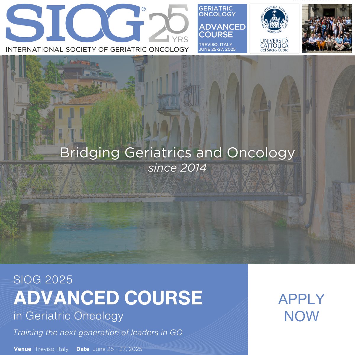 Ready to level up in #GeriatricOncology? Join the 11th #SIOGAdvancedCourse for an intensive dive into treating older cancer patients. Get hands-on experience with real-world challenges! 🌍 #SIOG25 #SIOG2025 #GeriOnc #CancerCare
loom.ly/129NQXU
(🧵👇)