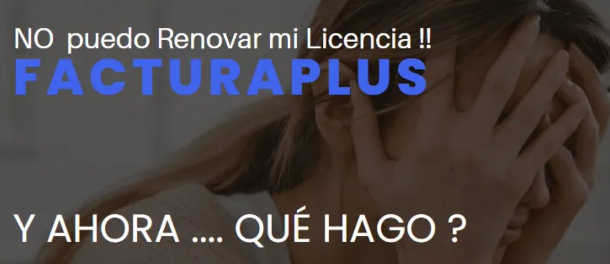 Maki_TIC's tweet photo. ¿Y AHORA,... QUE HAGO?

Fin de la Renovación de Licencias de FacturaPlus
Desde el 1 de enero de 2025, NO podrás renovar tu #licencia de #FacturaPlus

Más INFO:  https://t.co/WuLN1qPdqd https://t.co/wxpokxFv2S