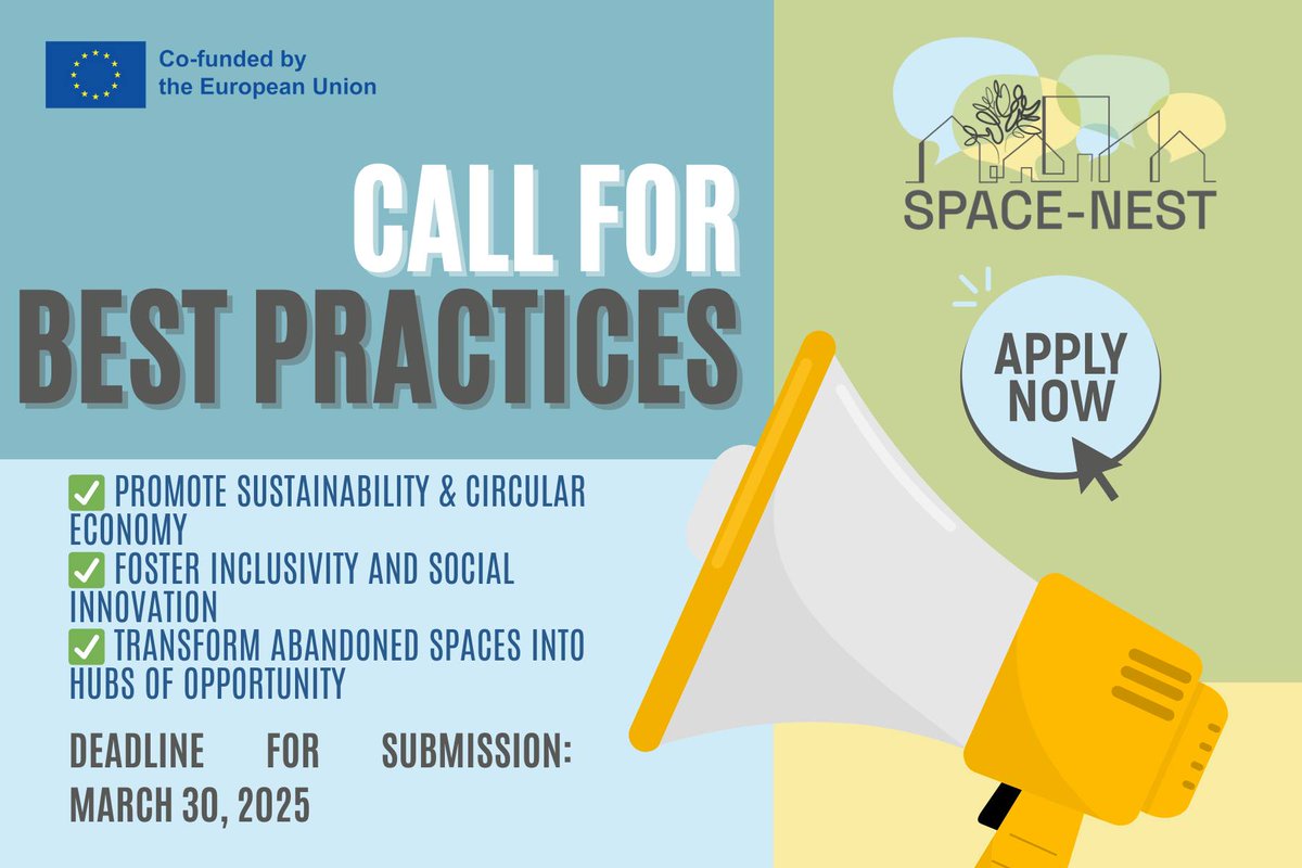 SPACE-NEST Call for Best Practices 2025: un'opportunità per la rigenerazione rurale sostenibile
provincia.bergamo.it/cnvpbgrm/po/mo…