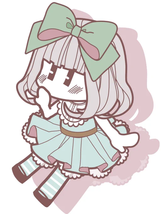そろそろ寝ます〜おやすみなさい画像はオリキャラのオガワちゃんです 