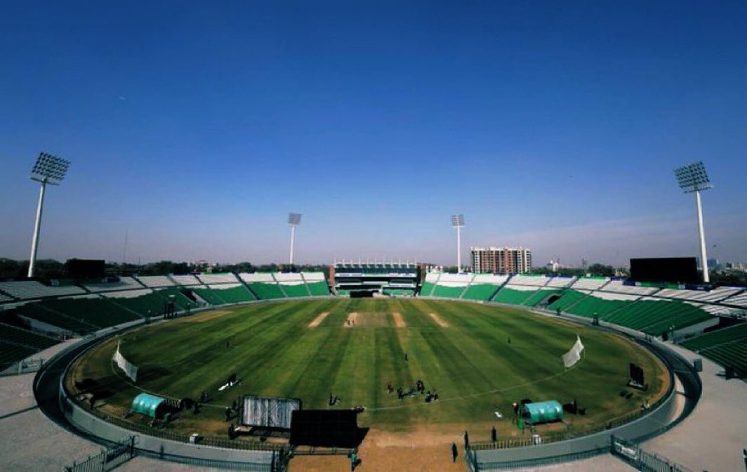 Beautiful view of Qaddafi Stadium Lahore .

-Wait for champions trophy matches .