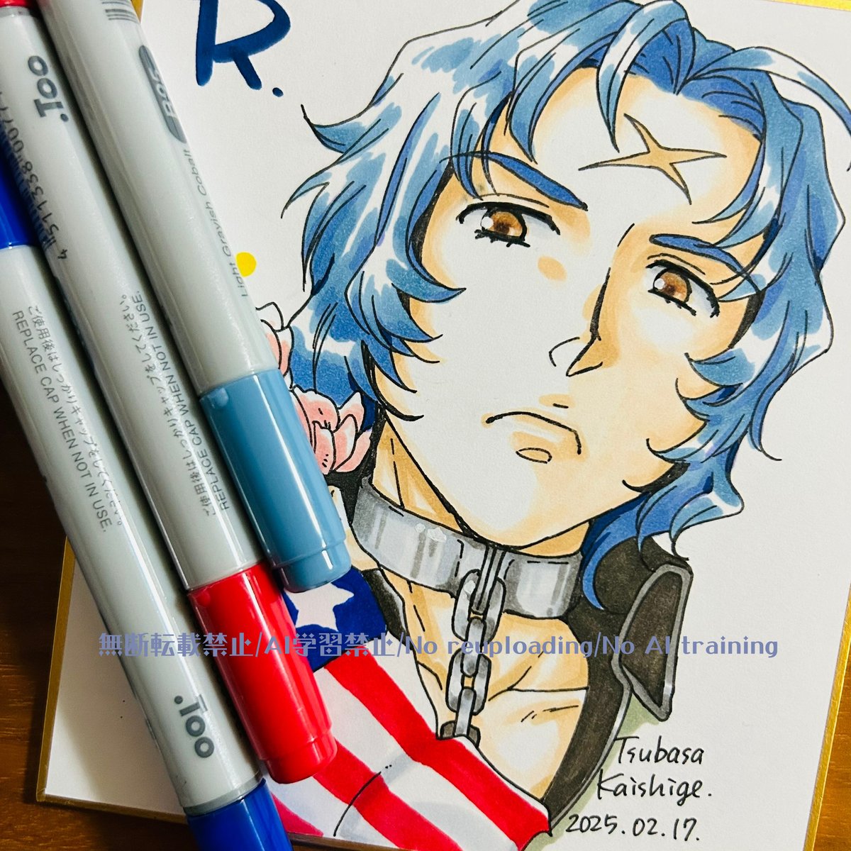tsubasakaishige's tweet photo. 隙間時間に描いている。 https://t.co/PYQNUOlQq4