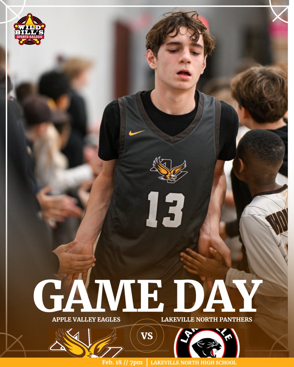 Gameday. 7pm @ Lakeville North. #EagleMentality 🦅 🏀
