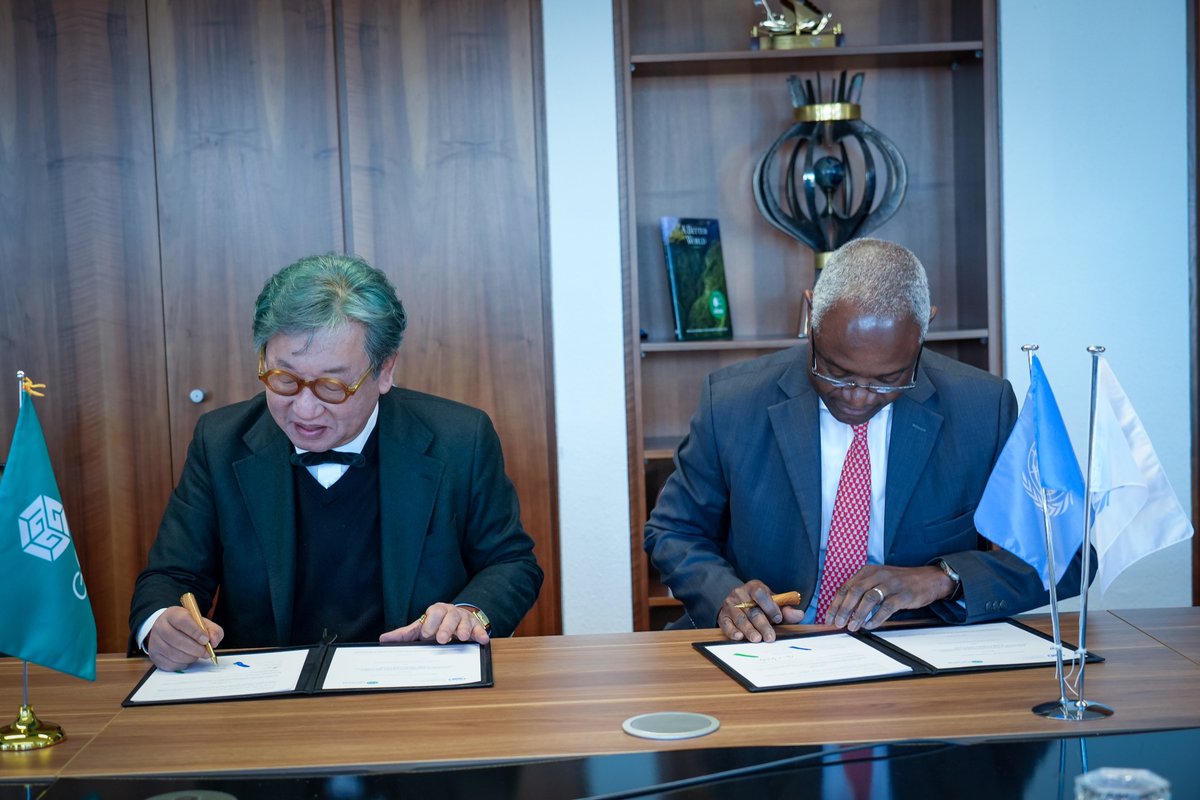 It is a great pleasure to welcome Director Sang Hyup Kim to Bonn as we launch a new partnership with the Global Green Growth Institute (<a href="/gggi_hq/">GGGI</a>). This MoU aims to strengthen the commitment to sustainable land and water management and to promote the development of innovative