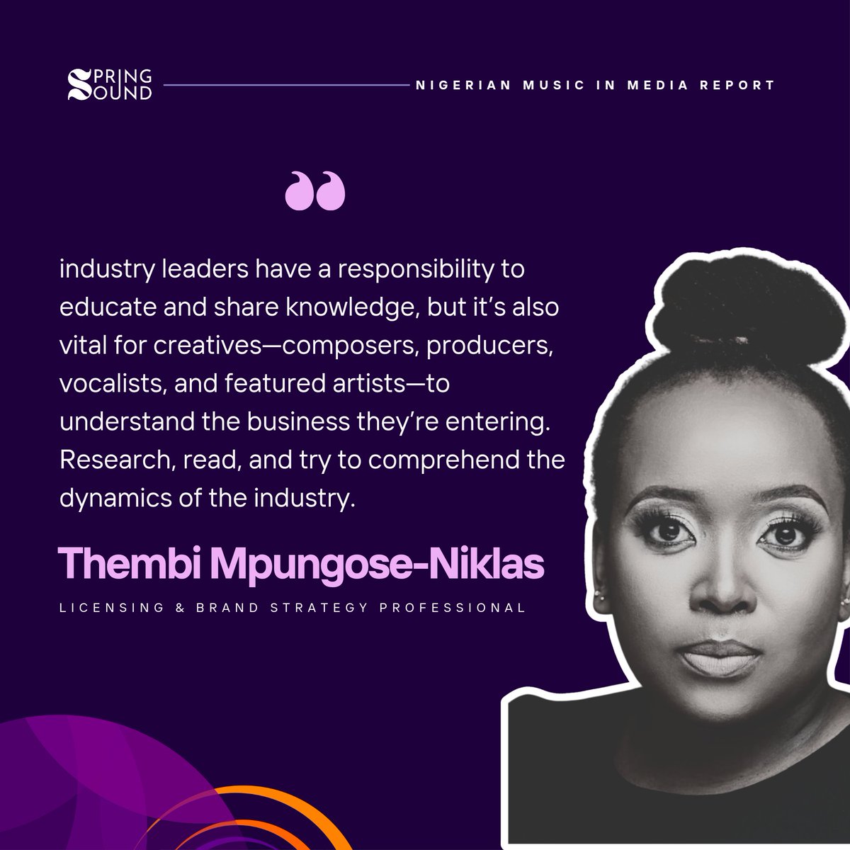 The Nigerian Music in Media Report drops on the 27th of this month! 
Industry insights? 
Check ✅️ 
Check ✅️
Check✅️

Repost and share with your network✨️