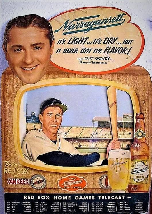 Jimfrombaseball's tweet photo. "I was never a ‘homer’, a broadcaster who cheers the home team. Some fans don’t like that. But my job wasn’t to cheer. My job was to broadcast the game. I love sports! I did my best. Hey, I had a time, so wonderful that I can’t find words. I married the most beautiful girl in Oklahoma, had three wonderful kids, did the Yankees, Red Sox, met Presidents, did Olympics, saw Champs & Championships, met movie stars like Bing Crosby. I went fishing in the Florida Keys with Ted Wiliams, in New Zealand, then back home in Wyoming. What a time. Can’t beat it."
Curt Gowdy