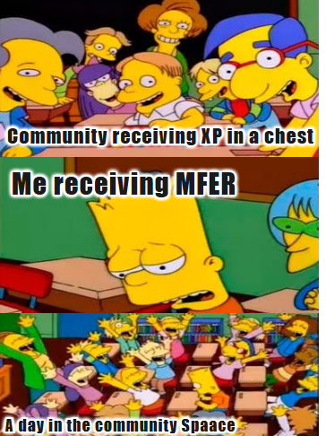 marcopizarror's tweet photo. Nice day friends,
Here a meme of a day in the $SPAACE community, experiencing a set of emotions after opening the chest 🤣
@spaace_io #NFT #ARENASPAACE #REWARDSPAACE https://t.co/oMRPvi5C8E
