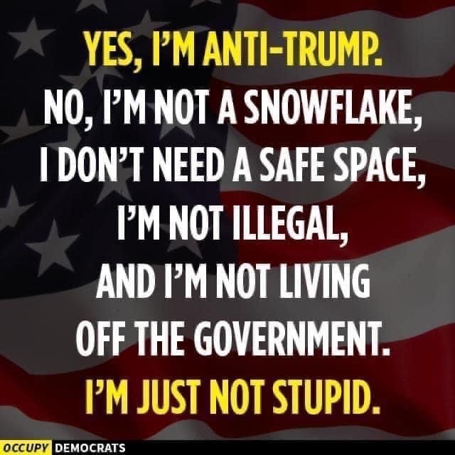 Damaan4u33's tweet image. If you are anti-Trump, drop a like!  💙