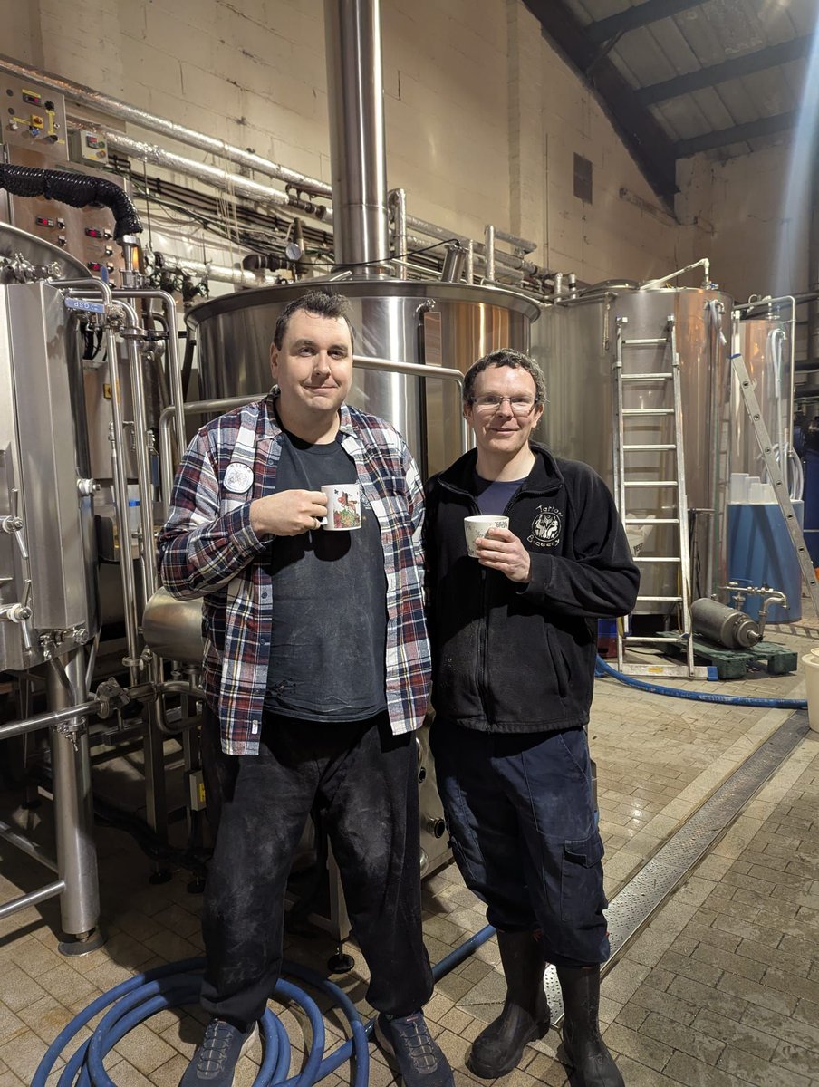 Last week Andy, our head brewer at Wantsum came over to test drive our brew kit. 
Working with our Lead Brewer Andrew to get a returning customer favourite in the tanks, any guesses ❤️ ?