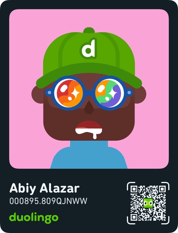 Here’s my profile – let’s be friends duolingo.com/profile/000895…