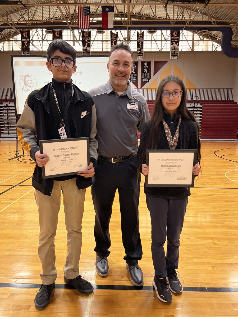 Ysleta Middle School (@ysletams) on Twitter photo Yesterday we reviewed expectations with our <a href="/YsletaMS/">Ysleta Middle School</a> Braves. Then we celebrated πππ our Braves of the Month! Great Job students for exceeding expectations and setting examples! <a href="/YsletaISD/">Ysleta ISD</a> <a href="/JosePerYMS/">Jose Perez</a> @aramirez_YMS Yesterday we reviewed expectations with our <a href="/YsletaMS/">Ysleta Middle School</a> Braves. Then we celebrated πππ our Braves of the Month! Great Job students for exceeding expectations and setting examples! <a href="/YsletaISD/">Ysleta ISD</a> <a href="/JosePerYMS/">Jose Perez</a> @aramirez_YMS