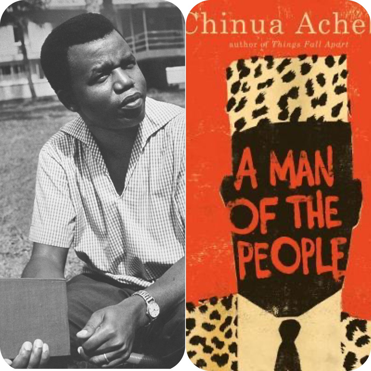 VoiceOfTheEast's tweet photo. How Chinua Achebe’s novel “A man of the People” Landed Him in Trouble during the 1966 Military Coup in Nigeria.   A thread 🧵 

In 1966, Chinua Achebe published “A Man of the People” a novel that tells the story of Odili, a young, educated man who clashes with Chief Nanga, his former teacher turned corrupt politician.