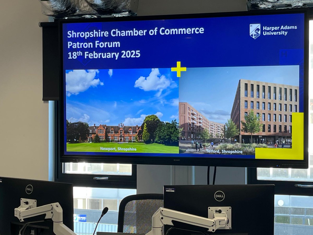 Harper Adams University, Telford (@hau_telford) on Twitter photo Hearing the passion & enthusiasm for our local area was inspiring as we hosted the <a href="/ShropsChamber/">Shropshire Chamber</a> Patron Forum. Key themes: collaboration, supporting our community & myth busting what a University does!
Continuing to champion our community as #Telford & #Shropshire's University👍 Hearing the passion & enthusiasm for our local area was inspiring as we hosted the <a href="/ShropsChamber/">Shropshire Chamber</a> Patron Forum. Key themes: collaboration, supporting our community & myth busting what a University does!
Continuing to champion our community as #Telford & #Shropshire's University👍