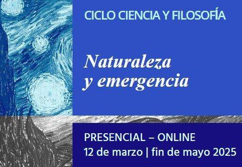 📢 IV Ciclo de #Filosofía y #Ciencia: "Naturaleza y emergencia: cómo la novedad se abre camino en el cosmos" (nuevo.zubiri.net/.../naturaleza…)

📅 Inicio: 12 de marzo

👨‍🏫 Profesores: Diego Gracia (#UCM), Antonio González (#FXZ) 👇