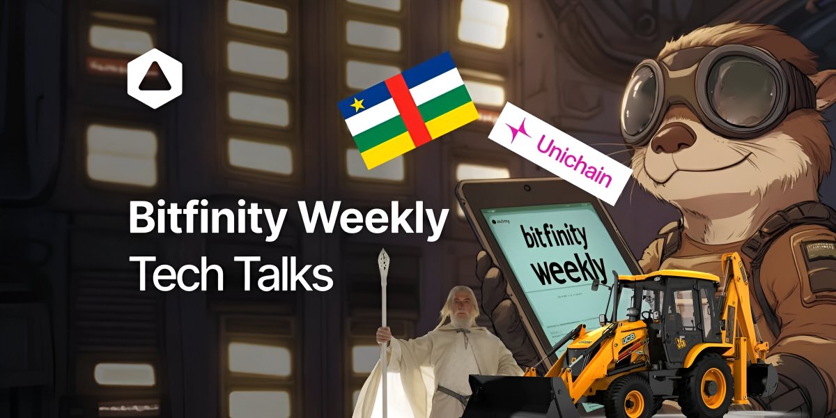 📣Bitfinity Weekly: Freshly Minted!📰

Here are last week's highlights🫳

• <a href="/NomadTheSavior/">Nomad The Savior</a> has taken the helm as CEO of both Bitcoin Wizardry and MagicNetMoney.
• <a href="/dfinity/">DFINITY Foundation</a> <a href="/PierreSamaties/">Pierre</a> &amp; <a href="/JanCamenisch/">jan</a> shared insights on DeAI and cryptography.
• Popular DEX <a href="/Uniswap/">Uniswap Labs 🦄</a> has