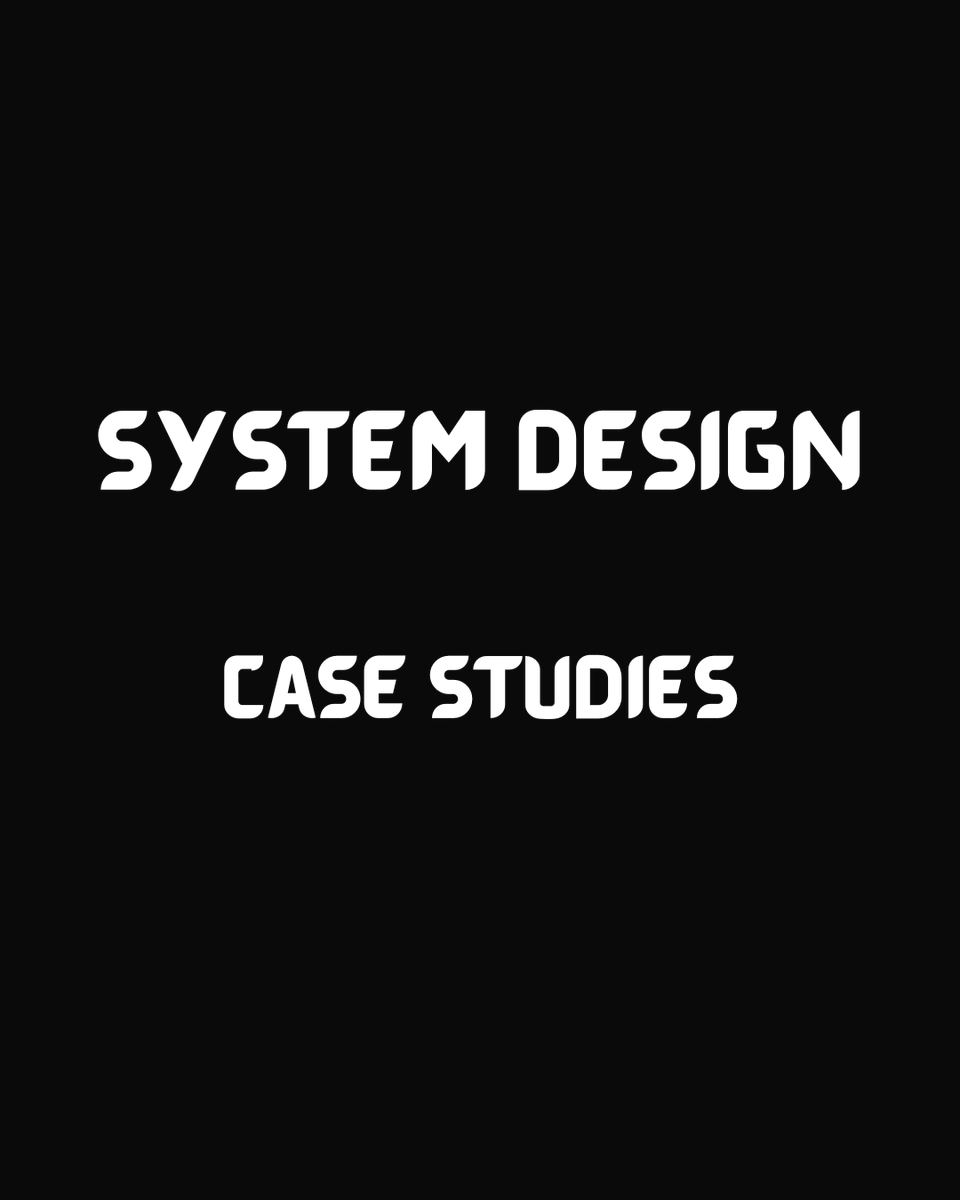 systemdesignone's tweet photo. If you want to become good at system design (in 1 month or less), learn these case studies: https://t.co/RPi0MzVAhF