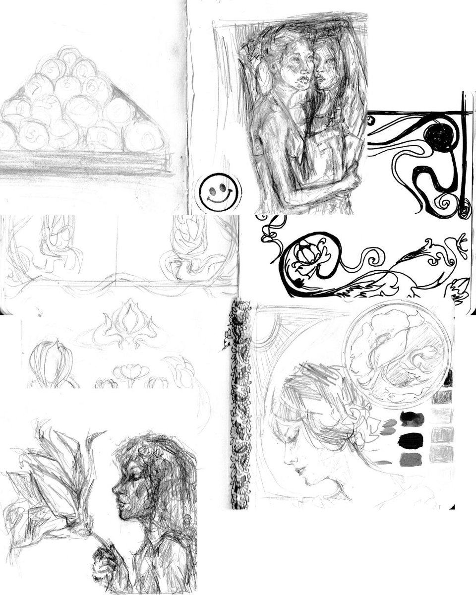 muppettears's tweet photo. sketchbook stuff babeyy! these are the oldest drawings from all of the stuff i wanna properly scan, they’re from the end of 2023!  i hope u have an awesome morning byee for now 
(1/4) https://t.co/eU0cOFNhqm