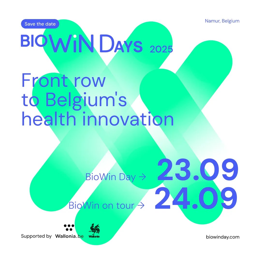Save the Date! We look forward to seeing you at the 9th edition of BioWin Day this September. This year, experience not just one but two BioWin Days and be in the front row of Belgium's health innovation. 👉 Stay updated: tinyurl.com/mv4hm3ce