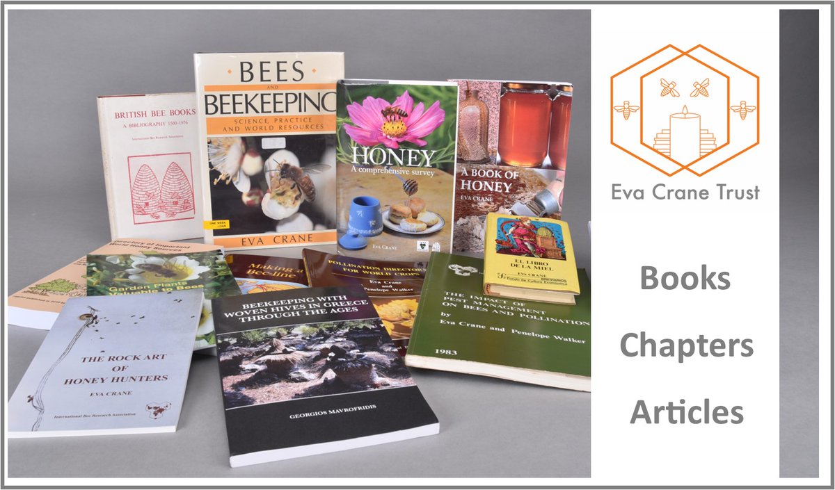 🐝Eva Crane’s Legacy in Bee Literature🐝
 Her invaluable work is now carefully organized into categories, highlighting her books, journals, &amp; contributions to other publications. 
 bit.ly/3QfnGQn
#EvaCrane #Beekeeping #BeeScience #Pollinator