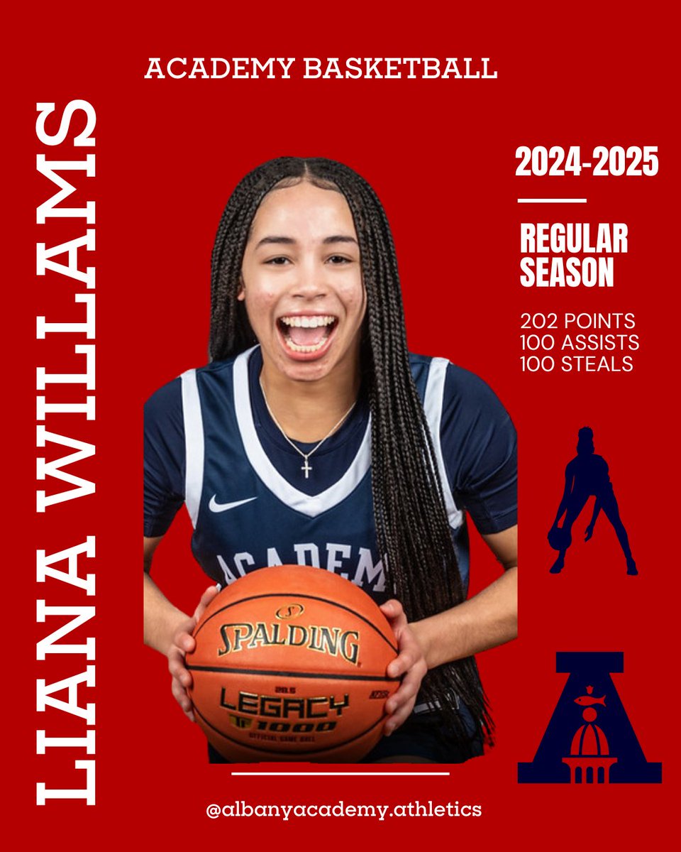 FORCE='s @Lianawilliamss 

This player finished the regular season with some awe-inspiring numbers, but that doesn't tell the whole story. Liana leads by example with her ability to create, hit key shots, and play shut-down defense.

By the #'s '24-'25
202 Points
100 Assists
100