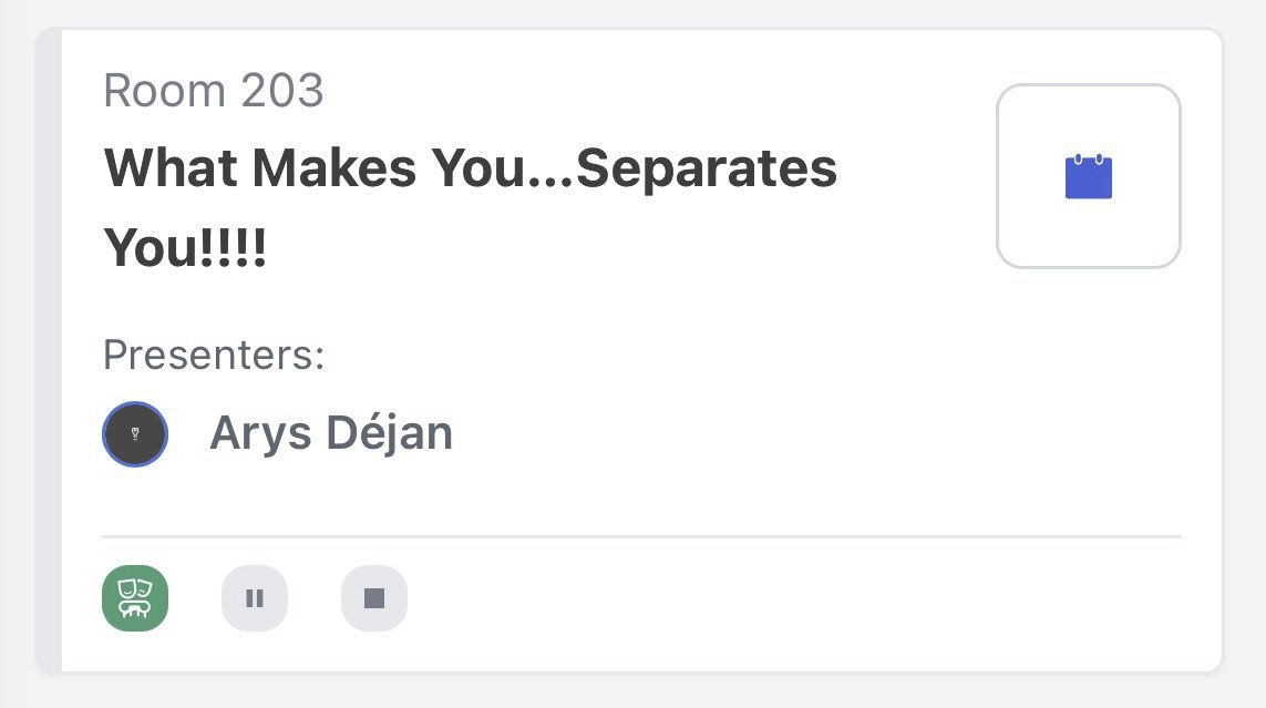 Guess who’s presenting at this week’s <a href="/PodCampToronto/">PodCampToronto</a> 2025 event? 

“What Makes You, Separates You” will be the theme this year, so get your tickets and come get inspired with me this weekend! 

Tickets: 2025.podcamptoronto.com

#Podcamp #TWHC #TorontoEvents #PodcastCommunity