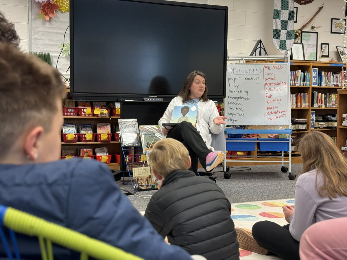 TechWithMatt's tweet image. There’s nothing like listening to Mrs. Vaughan bring history to life for our 4th graders with Henry’s Freedom Box—and with @Novel_Effect adding soundscapes, it was even more engaging! Such a powerful way to engage students and spark meaningful conversations.
