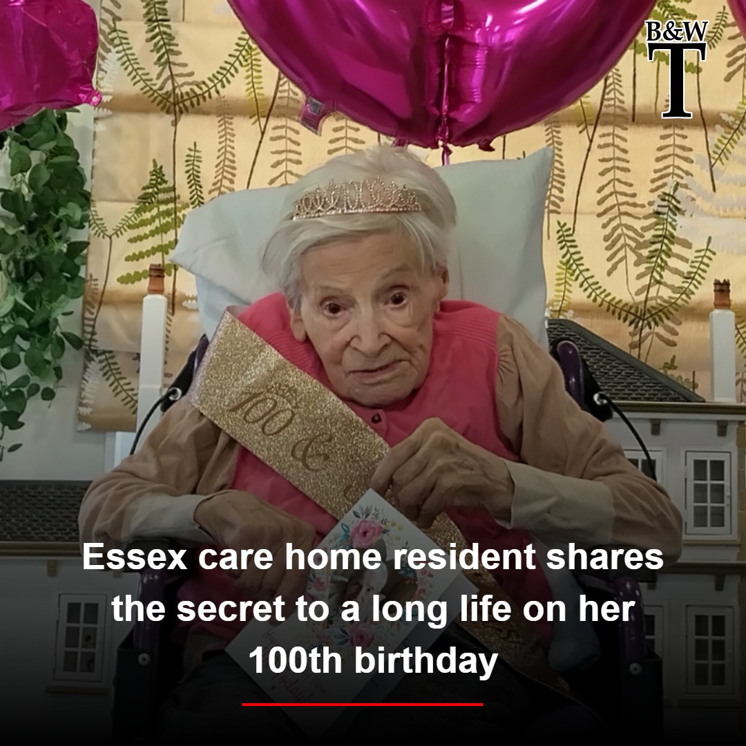 Vera Bell of Manor Lodge has shared her secret to a long and happy life, after turning 100-years-old <a href="/BW_Times/">Braintree and Witham Times</a> #Chelmsford #HappyBirthday

braintreeandwithamtimes.co.uk/news/24936466.…