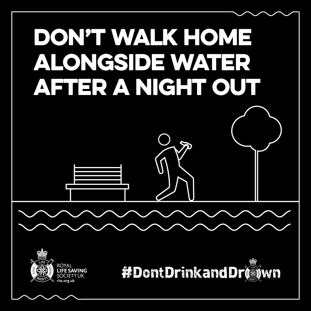 Scottish Fire and Rescue Service – Your Safety (@sfrsyoursafety) on Twitter photo We’re supporting <a href="/RLSSUK/">Royal Life Saving Society UK - RLSS UK</a>’s #DontDrinkandDrown campaign. The campaign aims to raise awareness of the dangers of being near water when under the influence of alcohol.
Campaign: rb.gy/1iddy9
More: rb.gy/hjviuw We’re supporting <a href="/RLSSUK/">Royal Life Saving Society UK - RLSS UK</a>’s #DontDrinkandDrown campaign. The campaign aims to raise awareness of the dangers of being near water when under the influence of alcohol.
Campaign: rb.gy/1iddy9
More: rb.gy/hjviuw